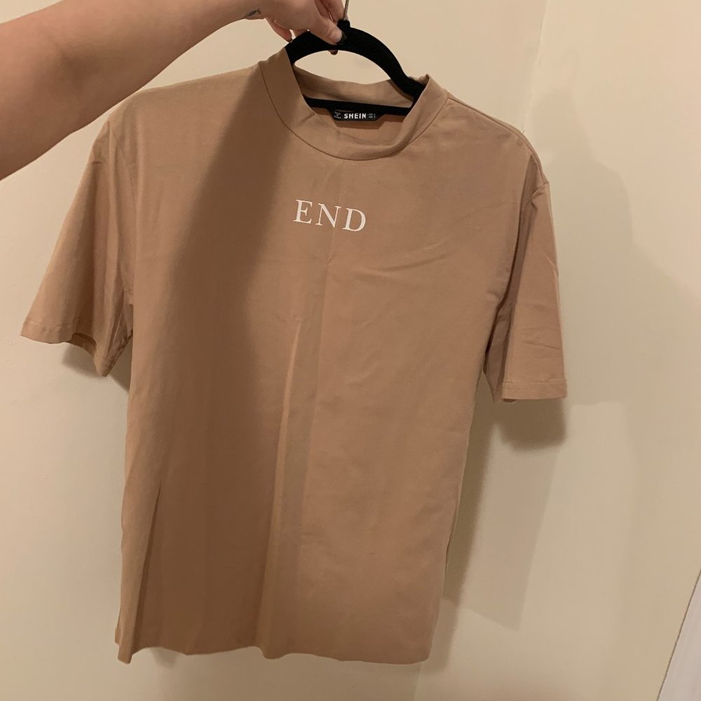 Unisex END Brown Taupe T-Shirt